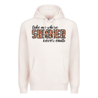 Pale Pink take me where summer never ends Premium Hoodie - CowhideDigitalArt