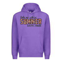 Purple take me where summer never ends Premium Hoodie - CowhideDigitalArt