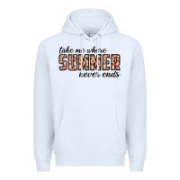 White take me where summer never ends Premium Hoodie - CowhideDigitalArt