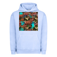 Pigment Grape Ice hunting deer american flag seamless pattern Urban Hoodie - HRA Design Shop