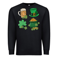 Black pot of gold Premium Sweatshirt - MaliasSmallBusiness