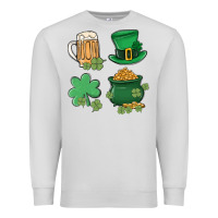 Dove Grey pot of gold Premium Sweatshirt - MaliasSmallBusiness