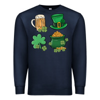 Navy pot of gold Premium Sweatshirt - MaliasSmallBusiness