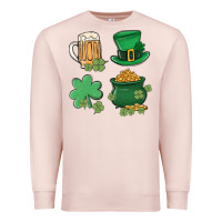Pale Pink pot of gold Premium Sweatshirt - MaliasSmallBusiness