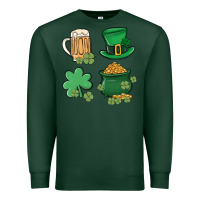 Sports Green pot of gold Premium Sweatshirt - MaliasSmallBusiness