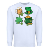 White pot of gold Premium Sweatshirt - MaliasSmallBusiness