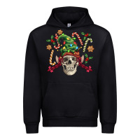 Black elf skull Urban Hoodie - FaDigitalArtStudio