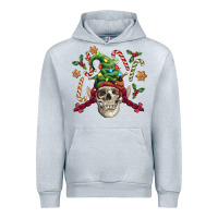 Heather Grey elf skull Urban Hoodie - FaDigitalArtStudio