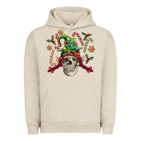 Pigment French Oak elf skull Urban Hoodie - FaDigitalArtStudio