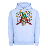 Pigment Grape Ice elf skull Urban Hoodie - FaDigitalArtStudio