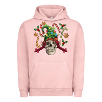 Pigment Salmon elf skull Urban Hoodie - FaDigitalArtStudio