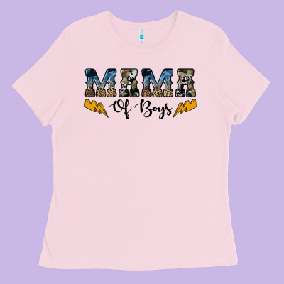 Western Mama Of Boys Ladies Tee Designed By Artiststas
