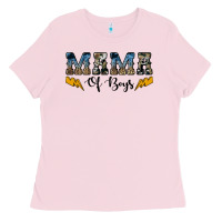 Bubblegum Pink western mama of boys Ladies Tee - Artiststas