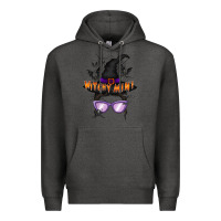 Charcoal Heather witchy mini Premium Hoodie - RacoonDesign
