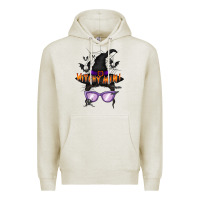 Oatmeal Heather witchy mini Premium Hoodie - RacoonDesign