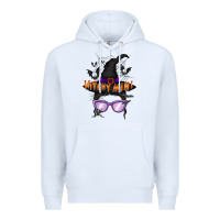 White witchy mini Premium Hoodie - RacoonDesign