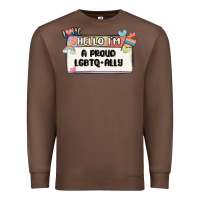 Chestnut proud ally Premium Sweatshirt - MaliasSmallBusiness
