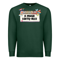 Sports Green proud ally Premium Sweatshirt - MaliasSmallBusiness
