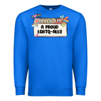 True Royal proud ally Premium Sweatshirt - MaliasSmallBusiness