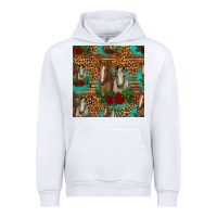 White horses with roses seamless pattern Urban Hoodie - HRA Design Shop