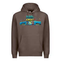 Coffee reel great dad  libbey glass Premium Hoodie - HRA Design Shop