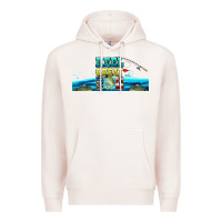 Pale Pink reel great dad  libbey glass Premium Hoodie - HRA Design Shop