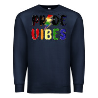 Navy pride vibes Premium Sweatshirt - MaliasSmallBusiness