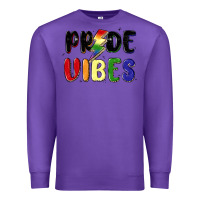 Purple pride vibes Premium Sweatshirt - MaliasSmallBusiness