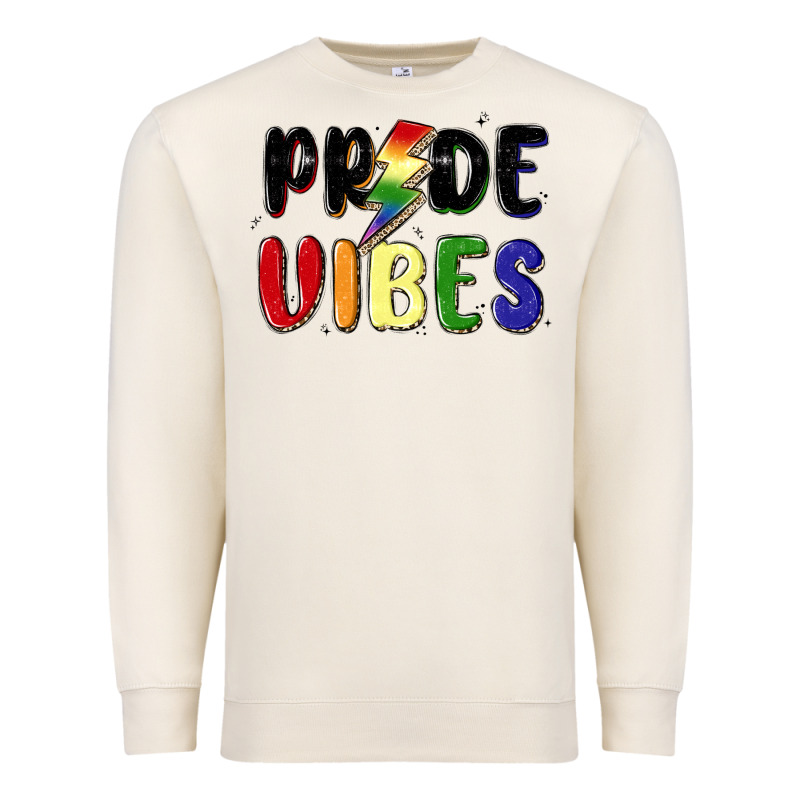 Pride Vibes Premium Sweatshirt by MaliasSmallBusiness | Teevron