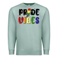 Seafoam pride vibes Premium Sweatshirt - MaliasSmallBusiness