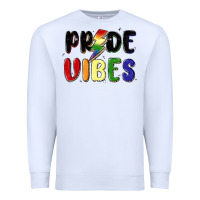 White pride vibes Premium Sweatshirt - MaliasSmallBusiness