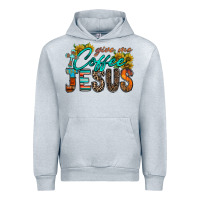 Heather Grey give me coffee jesus Urban Hoodie - RacoonDesign
