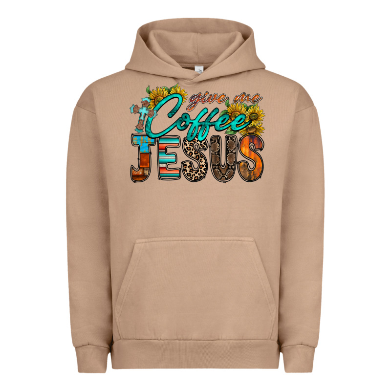 Give Me Coffee Jesus Urban Hoodie by RacoonDesign | Teevron
