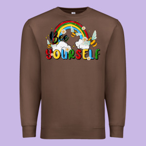 Bee Yourself Premium Sweatshirt Designed By Maliassmallbusiness
