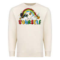 Sandshell bee yourself Premium Sweatshirt - MaliasSmallBusiness
