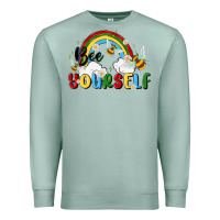Seafoam bee yourself Premium Sweatshirt - MaliasSmallBusiness
