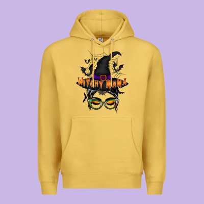 Witchy Nana Premium Hoodie Designed By Racoondesign