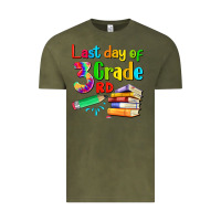 Vintage Olive last day of third grade Vintage Tee - Artiststas