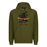Army Green witchy nana Premium Hoodie - RacoonDesign