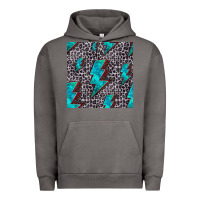Pigment Tornado turquoise lightning bolt seamless pattern Urban Hoodie - HRA Design Shop