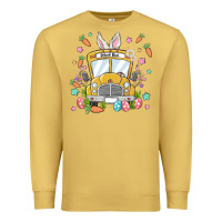 Antique Gold easter school bus Premium Sweatshirt - MaliasSmallBusiness