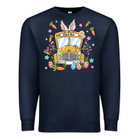 Navy easter school bus Premium Sweatshirt - MaliasSmallBusiness