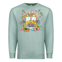 Seafoam easter school bus Premium Sweatshirt - MaliasSmallBusiness