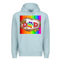 Blue Mist lgbtq dad and paw Premium Hoodie - HRA Design Shop