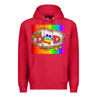 Cardinal lgbtq dad and paw Premium Hoodie - HRA Design Shop