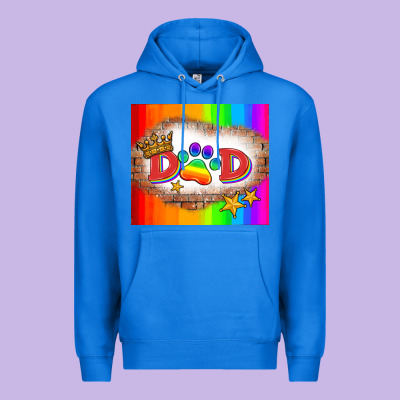 Lgbtq Dad And Paw Premium Hoodie Designed By Hra Design Shop