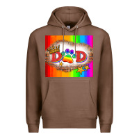 Chestnut lgbtq dad and paw Premium Hoodie - HRA Design Shop