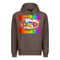 Coffee lgbtq dad and paw Premium Hoodie - HRA Design Shop