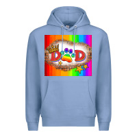 Colony Blue lgbtq dad and paw Premium Hoodie - HRA Design Shop