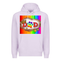 Lilac lgbtq dad and paw Premium Hoodie - HRA Design Shop
